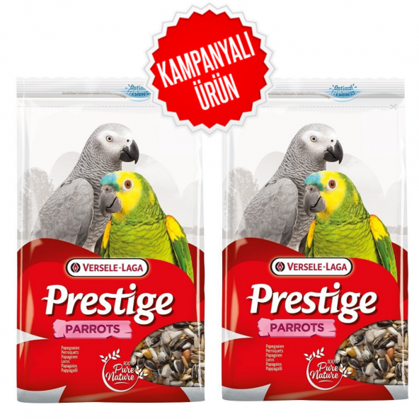Versele Laga Parrots Prestige Papağan Yemi 1kg X 2 Adet.