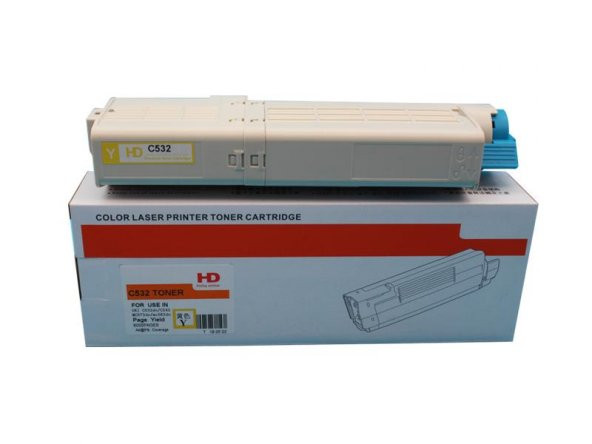 Ppt Premium®  OKI C532/MC573 SARI ORİJİNAL TONER 46490629 (6K)