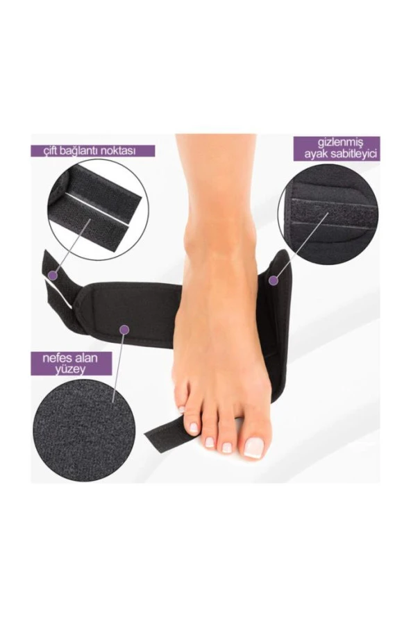 Halluks Valgus Gece Ateli Ayak Bunyon Kemik Koruyucu 1 Çift (sağ Ve Sol) - 6