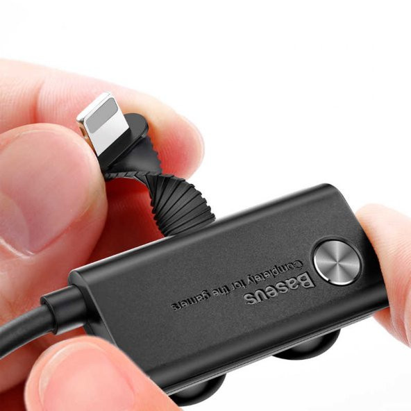 Orijinal Baseus Mobil Oyun Şarj Kablosu USB to Lightning 1.5A 2M - 5