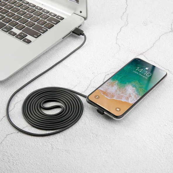 Orijinal Baseus Mobil Oyun Şarj Kablosu USB to Lightning 1.5A 2M - 7