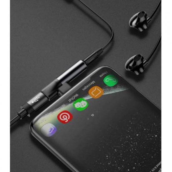 Orjinal Baseus Usb Type C 3.5mm Kulaklık Ve Şarj Dönüştürücü Çoğaltıcı - 7
