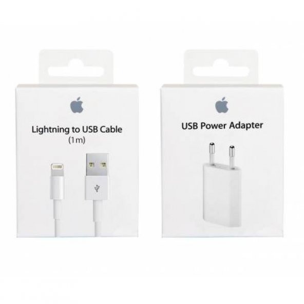 100 Orijinal iPad 6 Air 2 Şarj Aleti, Şarj Kablo ve Adaptörü - 1