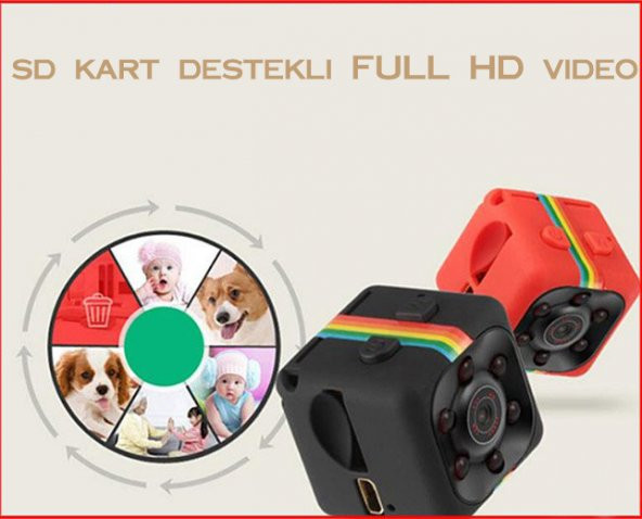 Full HD Gizli Kamera, Çocuk Koruma Kamerası, Hırsız Kamerası 1080P Kamera - 3