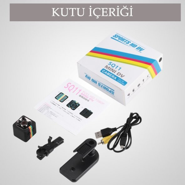 Full HD Gizli Kamera, Çocuk Koruma Kamerası, Hırsız Kamerası 1080P Kamera - 7