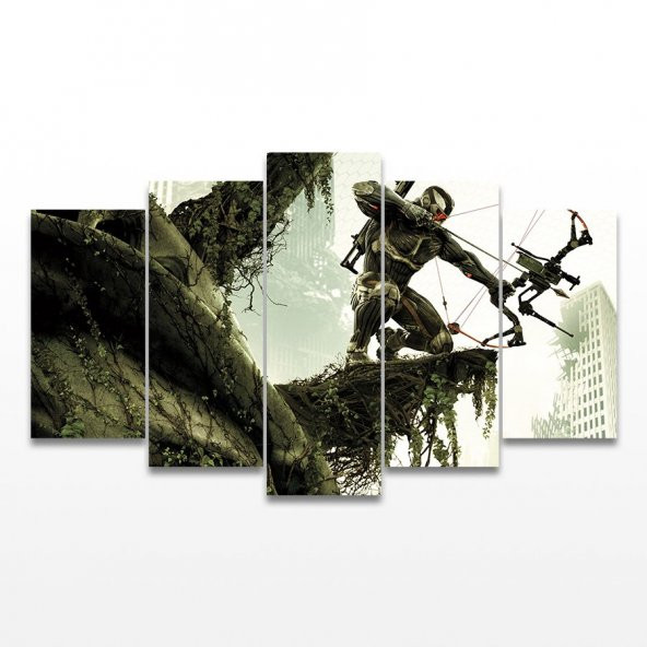 Crysis 5 Parça MDF Tablo
