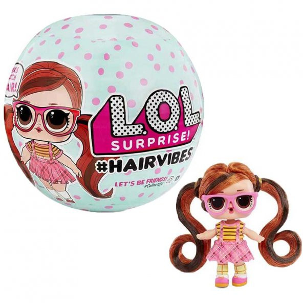L.O.L Orjinal Hairvibes Sürpriz Bebekler 15 Sürpriz Lol Bebek - 1