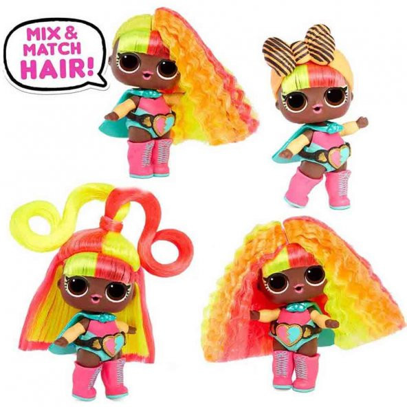 L.O.L Orjinal Hairvibes Sürpriz Bebekler 15 Sürpriz Lol Bebek - 4