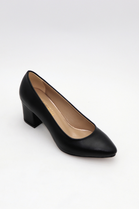 FreeFour Kadın Kısa Kalın Topuklu&Stiletto Ayakkabı - 2