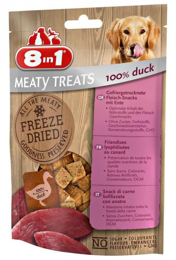 8in1 Freeze Dried Tahılsız Doğal Köpek Ödülü 50 Gr * 4 Adet Mix