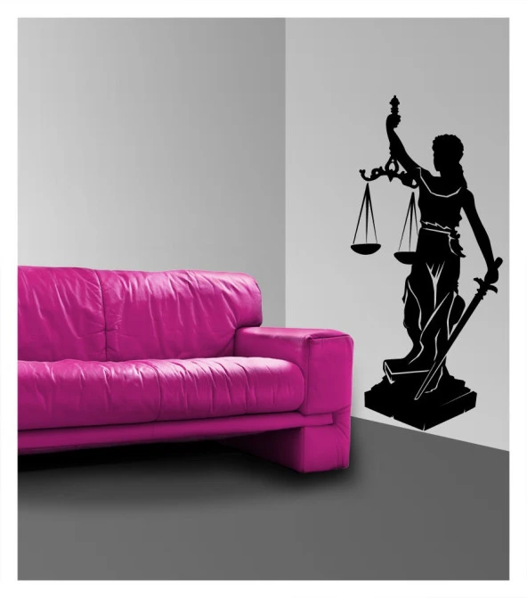 Themis Kadife Duvar Sticker 156X71 Cm