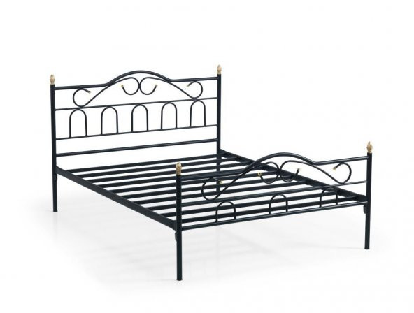 Truva Metal Ferforje Çift Kişilik Karyola 160x200 Yataklık - 2