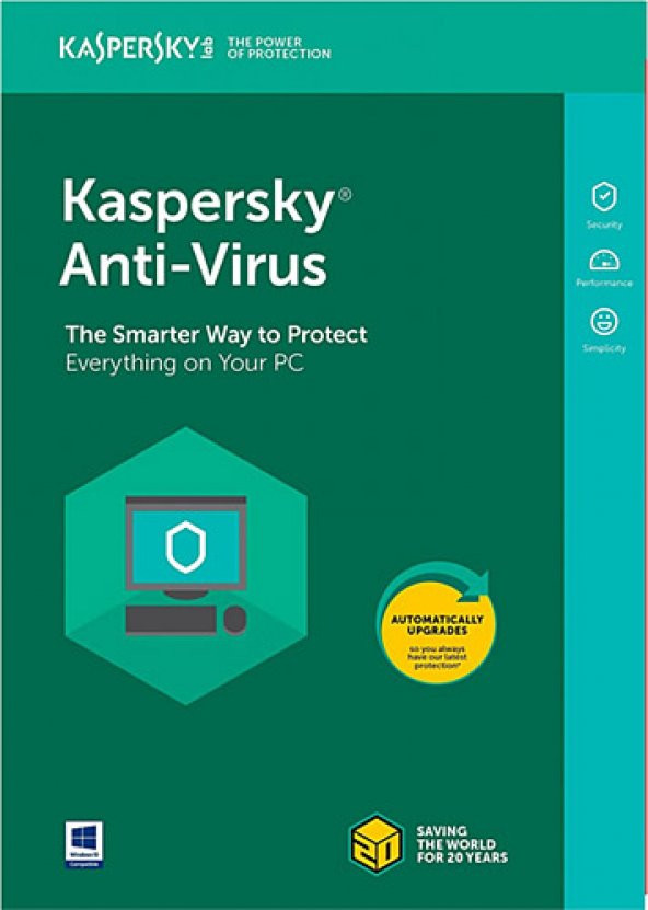 Kaspersky Antivirüs Programı 2024 TR 1 Kullanıcı