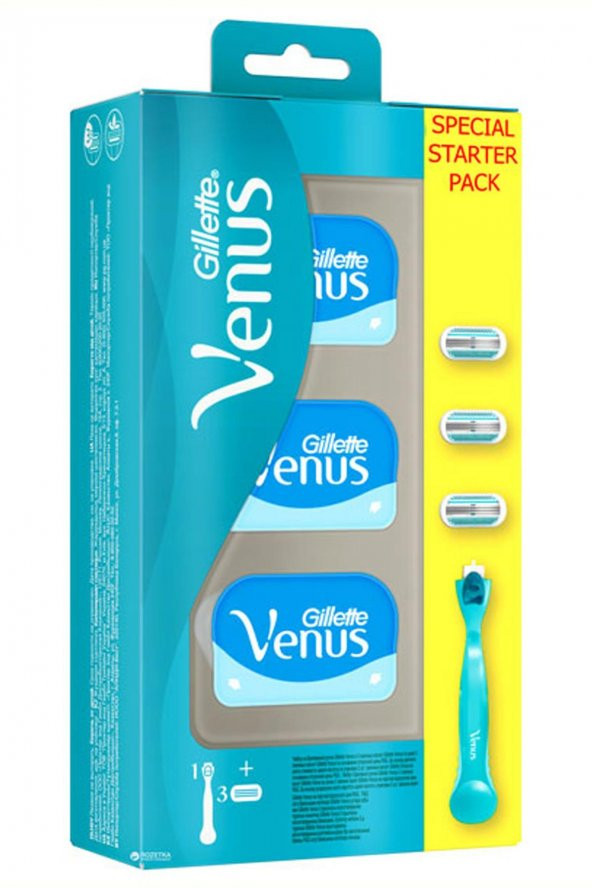 Gillette Venus Kadın Tıraş Makinesi 3 Yedek Başlık
