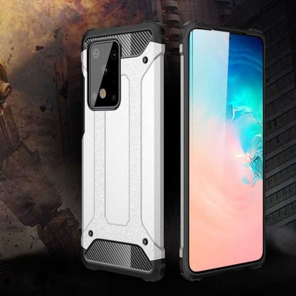 Galaxy S20 Ultra Armor Hybrid Ultra Koruma Zırh Kılıf - 12