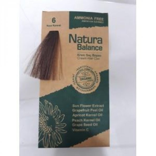 Natura Balance Krem Saç Boyası 6 Koyu Kumral