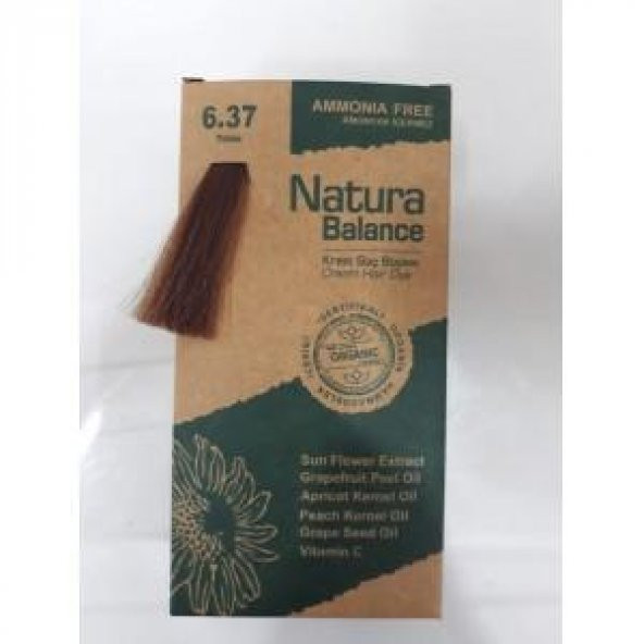 Natura Balance Krem Saç Boyası 6.37 Tütün