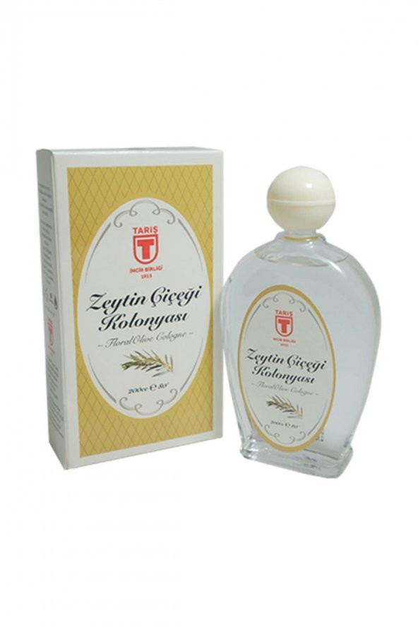 Tariş 80 Derece Zeytin Çiçeği Kolonyası 200ml Cam Şişe