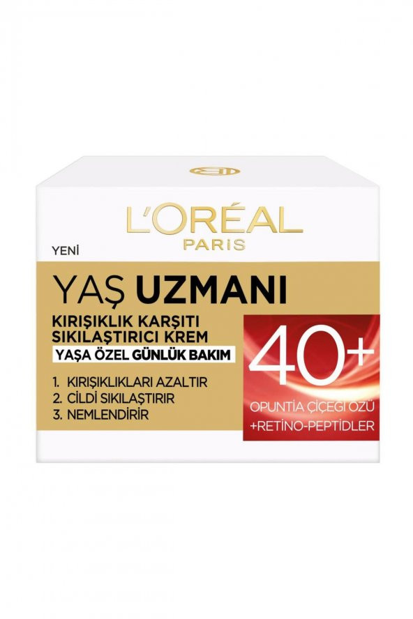 Loreal Yaş Uzmanı 40+ Kırışıklık Karşıtı Nemlendirici Krem 50ml - 5