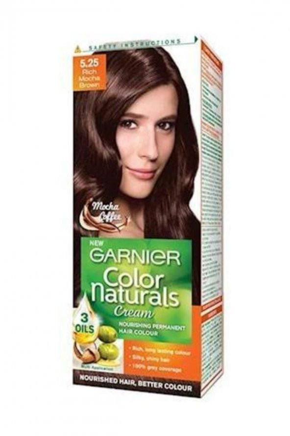 Garnıer Color Naturals Krem Saç Boyası   5.25 Sıcak Kahve ürün görseli 1