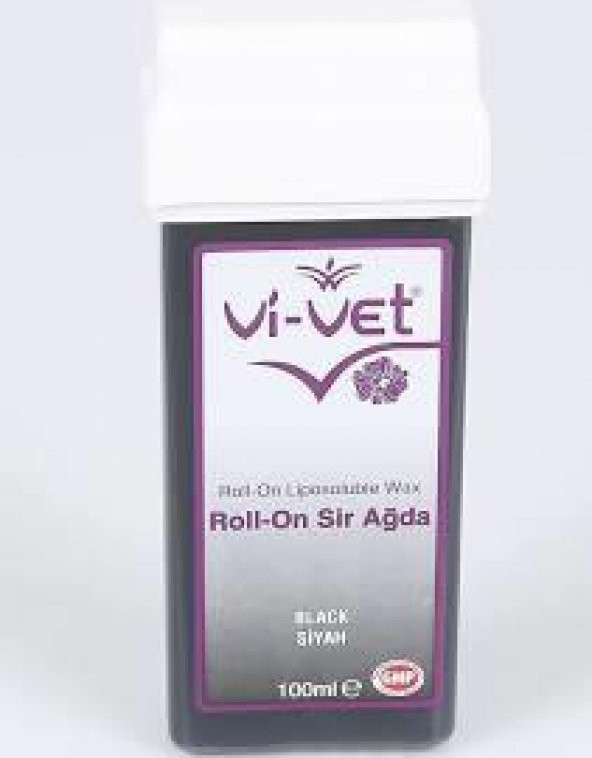 Vi-Vet Roll-On Kartuş Sir Ağda Black- Siyah 100ml