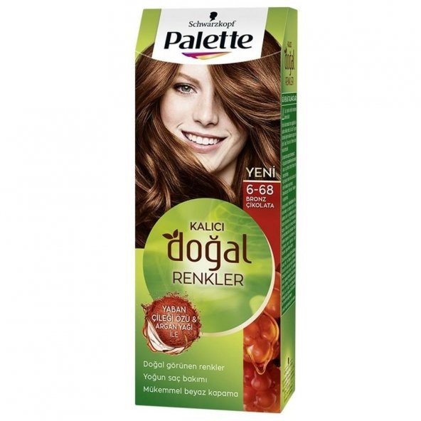 Palette Saç Boyası 6-68 Bronz Çikolata Kalıcı Doğal Renkler