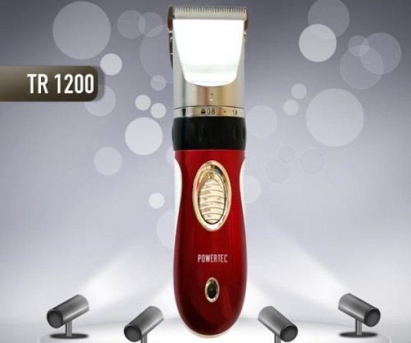 Powertec Tr-1200 Çift Bataryalı 8 Taraklı Şarjlı Ve Elektrikli ürün görseli