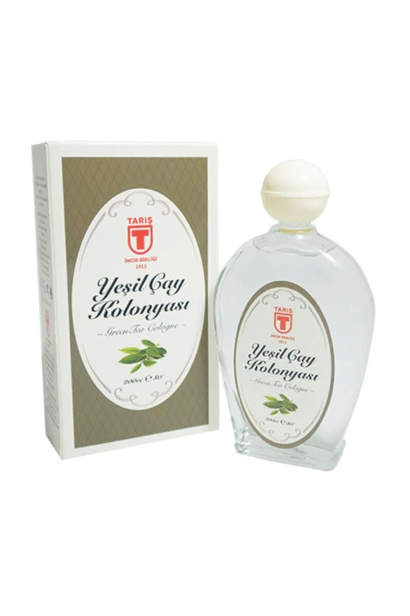 Tariş 80 Derece Yeşil Çay Kolonyası 200ml Cam Şişe