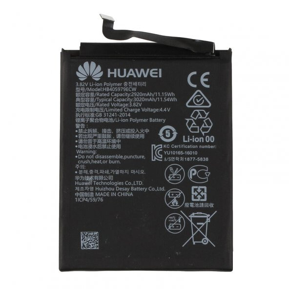 Huawei Y6 2019 Batarya 3020 mAh