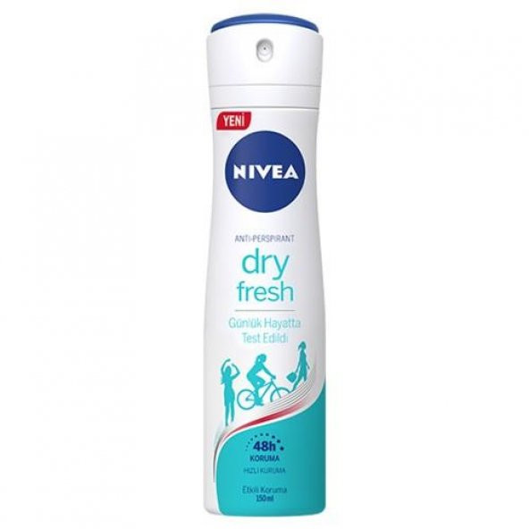 NİVEA DEO SPREY BAYAN DRY FRESH 150ML