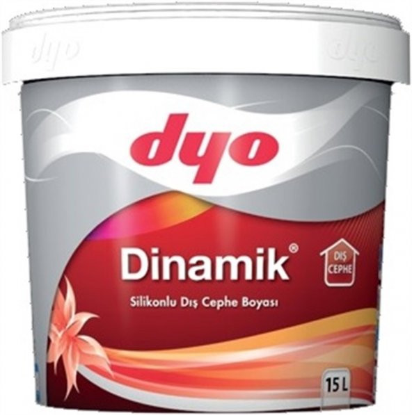 DYO DİNAMİK SİLİKONLU DIŞ CEPHE BOYASI 7,5 LT (TÜM RENKLER)