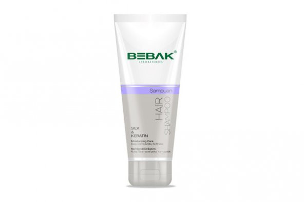 BEBAK SAÇ SAMPUANI  200 ML SILK KERATIN MOR