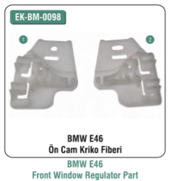 EK-BM-0098 BMW - E46 Ön Cam Fiberi