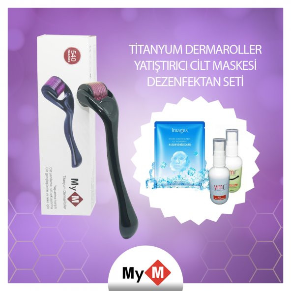 Mym 540 İğne Titanyum Dermaroller Seti  0.75mm