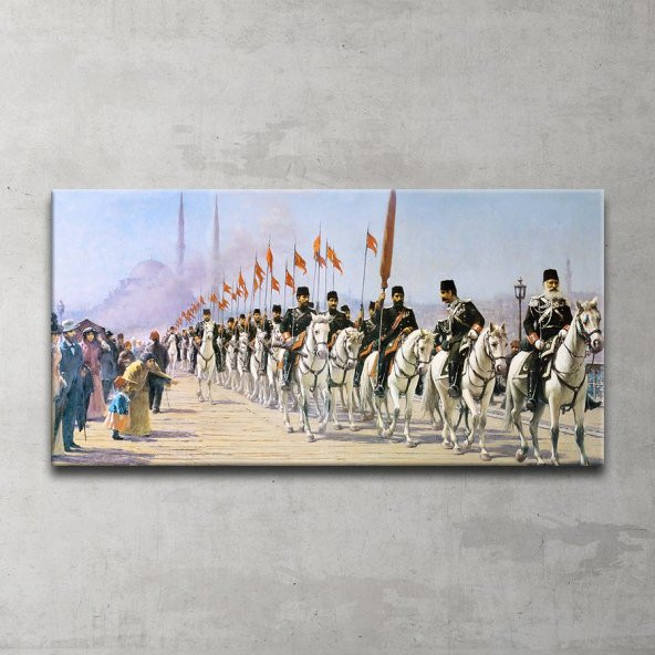 Ertuğrul Süvari Alayı Kanvas Tablo