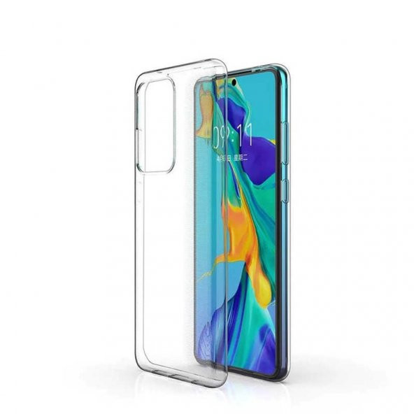 Galaxy S10 Lite-A91 Ultra İnce Esnek Şeffaf Süper Silikon Kılıf
