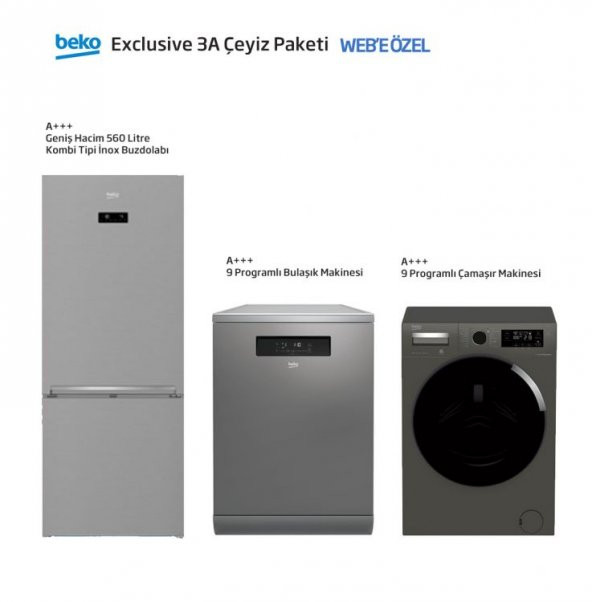 Beko Exclusive 3A Çeyiz Paketi