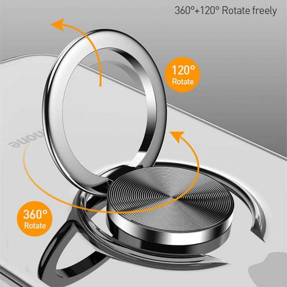 iPhone X Yüzüklü 360°Dönen Standlı kılıf - 11