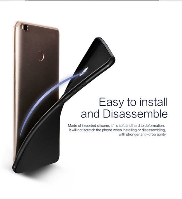 Xiaomi Mi Max 2 Kılıf Zore İmax Silikon Kamera Korumalı - 7