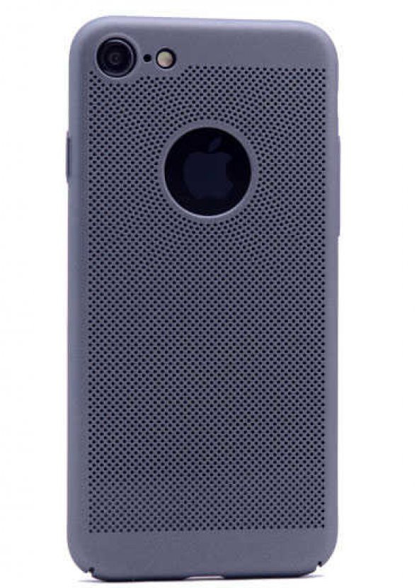 Apple iPhone 7 Kılıf Delikli Rubber Kapak - 1