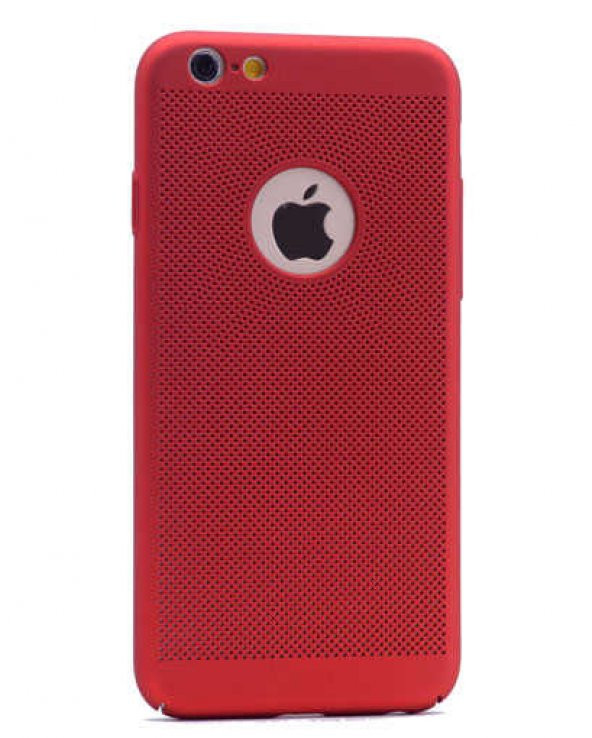 Apple iPhone 7 Kılıf Delikli Rubber Kapak - 6