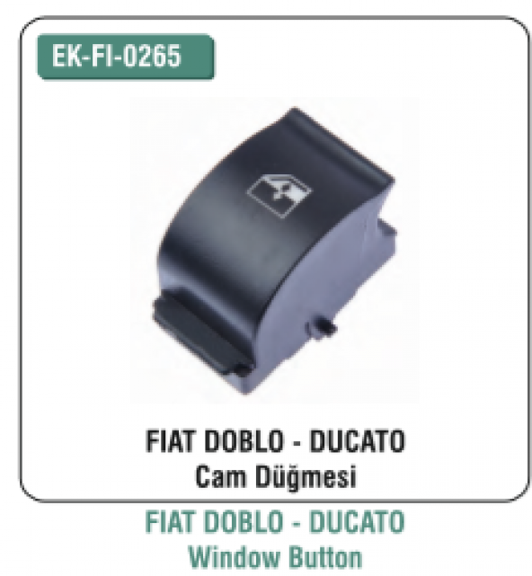EK-FI-0265 Fiat Doblo - Linea - Ducato - Punto Cam Düğme Kapağı