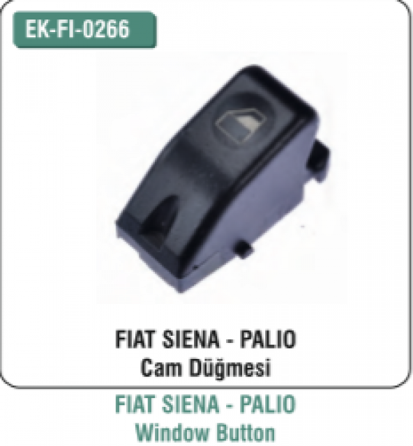 EK-FI-0266 Fiat Siena Cam Düğme Kapağı