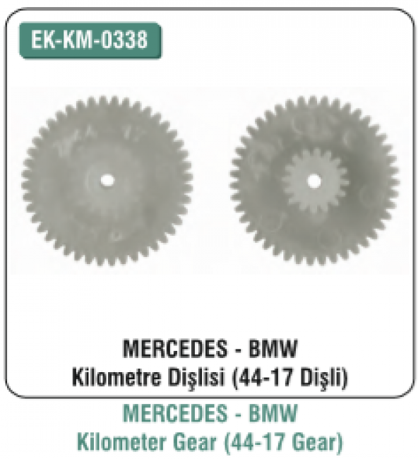 EK-KM-0338 Bmw Mercedes 44 - 17 Dişli