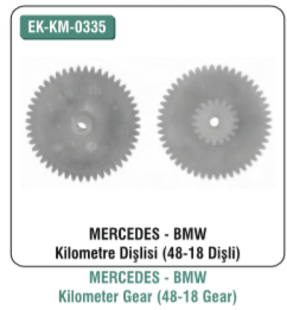 EK-KM-0335 Bmw Mercedes 48 - 18 Dişli