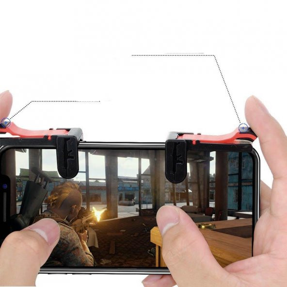 PubG Fortnite Oyun Konsol Adaptörü Ateş Tetik Tuş Düğmesi 5 in1 - 3