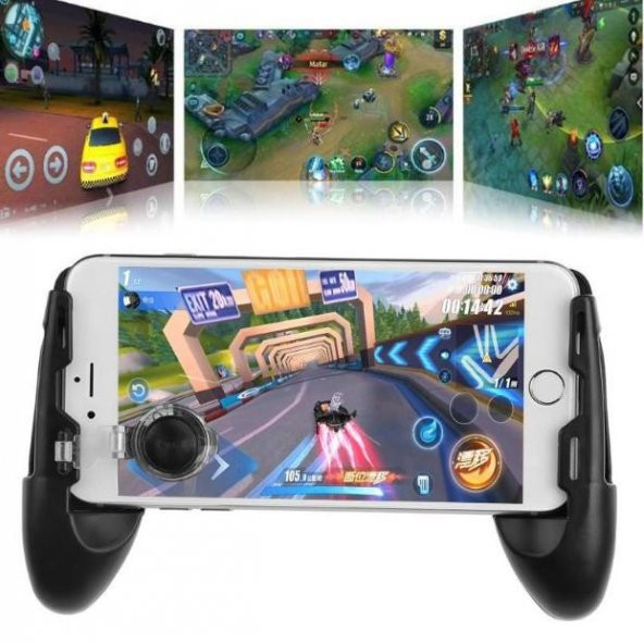 Oyun Konsol Fortnite Adaptörü PubG Ateş Tetik Tuşu Düğmesi 5 in 1 - 4