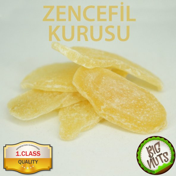 Zencefil Kurusu Tropikal Meyve 250 Gr 500 Gr 1 Kg Big Nuts