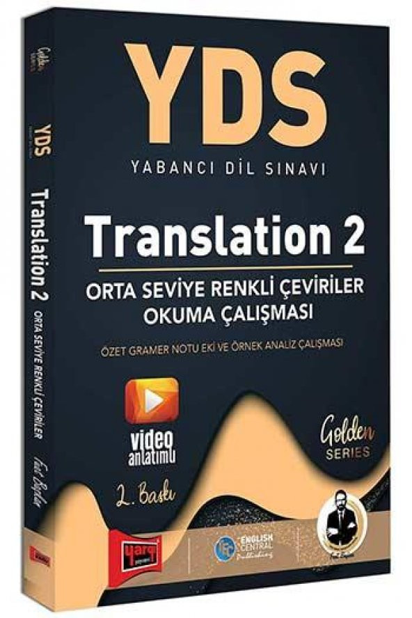 YDS Translation 2 Orta Seviye Renkli Çeviriler Okuma Çalışması Yargı Yayınları