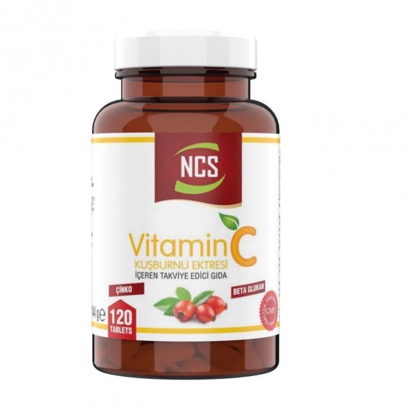 Ncs Vitamin C 1000 mg Beta Glukan Kuşburnu Çinko 120 Tablet